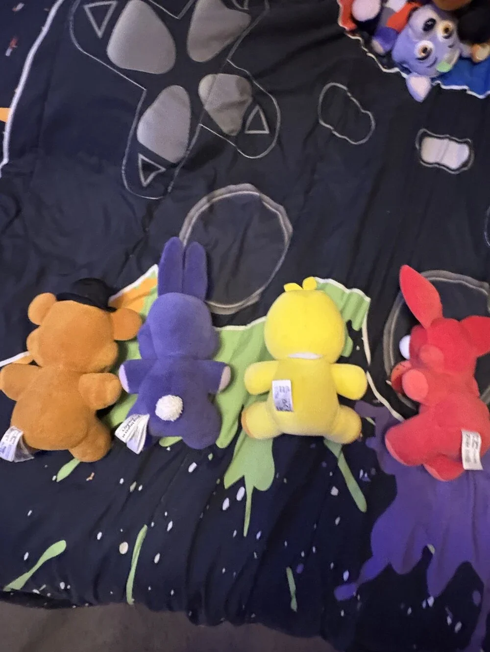 Funko Plush Set - Brown, Purple, Yellow, Red Cute Characters